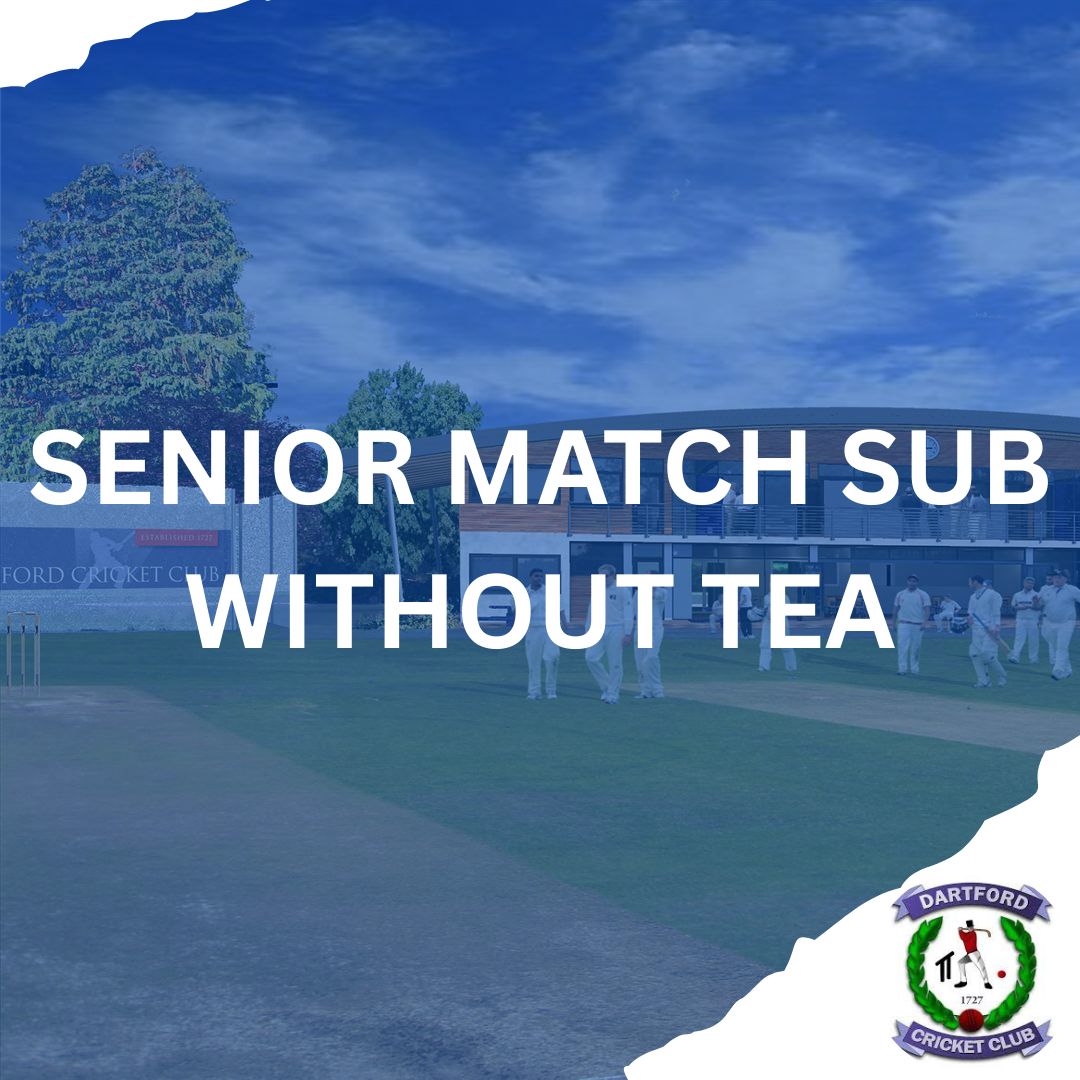 Seniors Match Sub without Tea