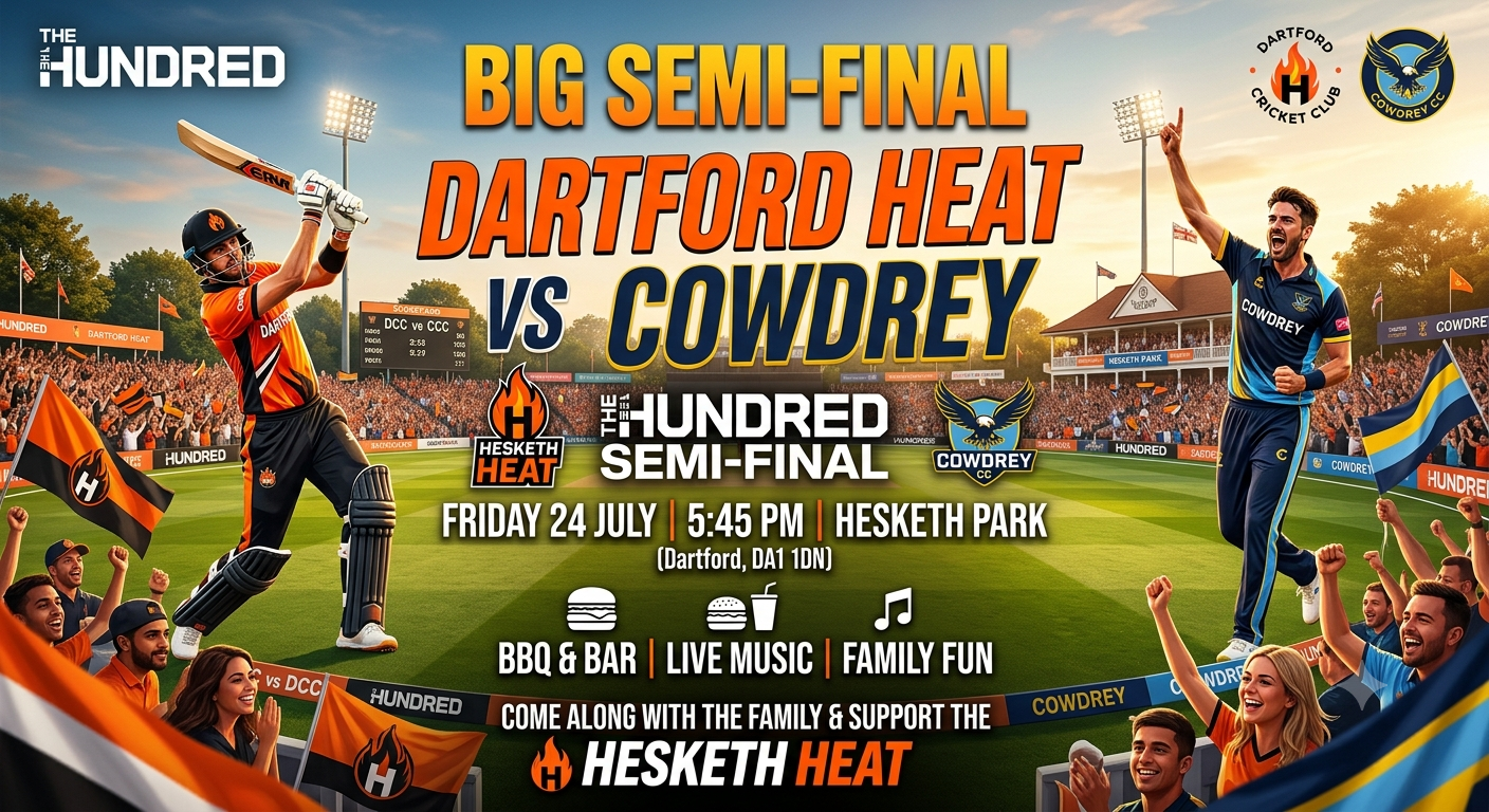 Hesketh Heat Semi-Final Hundred Match vs Cowdrey