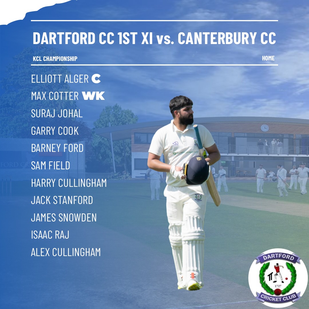 4 league sides back in action tomorrow and our 5XI have a friendly too! Really important run in to the end of the season with 5 huge matches left for all 4 sides. Get down to support the lads! 🎯 

1XI home to @canterburycricketclub 
2XI away to @bromleycommoncc 
3XI away to @oldroancc 
4XI home to @bapchild_cc 
Our 5XI will be playing at home to @chelsfieldcc1731 

Reminder that our players of the month awards night will also be taking place after the games this weekend. From 8pm onwards at hesketh park. Phil is kindly running the BBQ again so get yourself in for a great night of drinks, foods and awards. 
Enjoy the weekend everybody! & COYD.