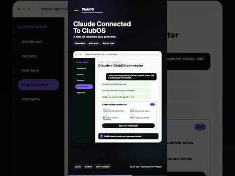 ClubOS Shorts: Claude + ClubOS MCP Connector